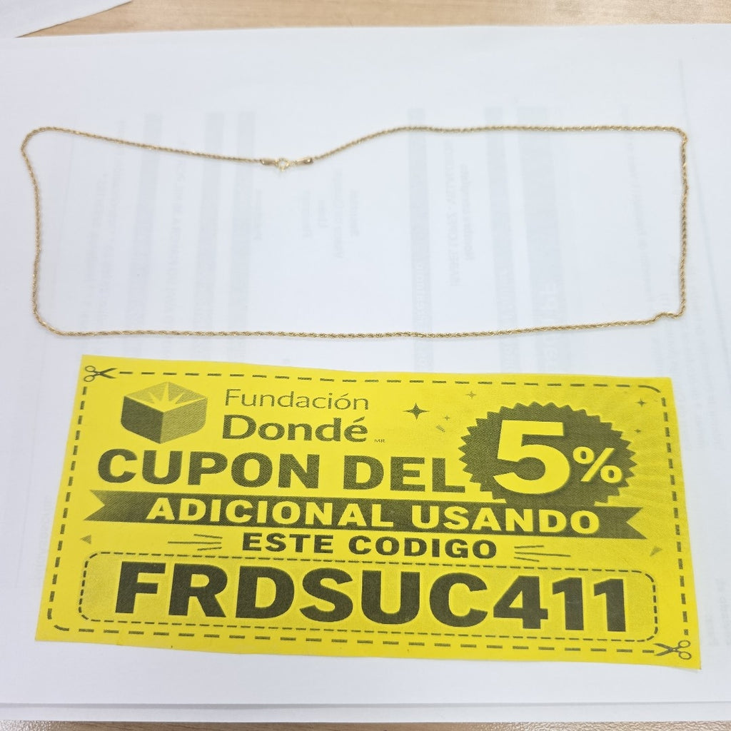 CADENA ORO 10 K 1,40 GRMS (SEMINUEVO)