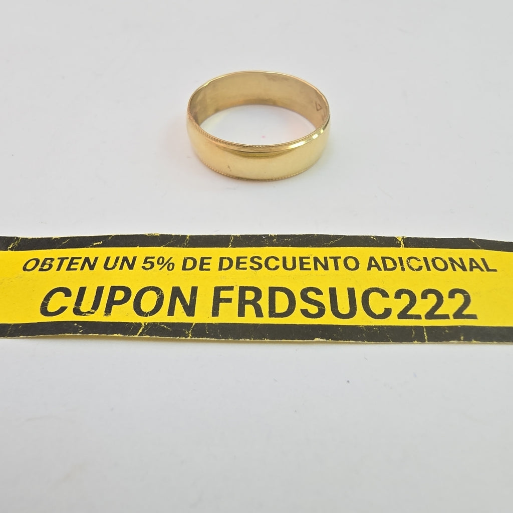 ARGOLLA ORO 10 K 2.2 GRMS (SEMINUEVO)