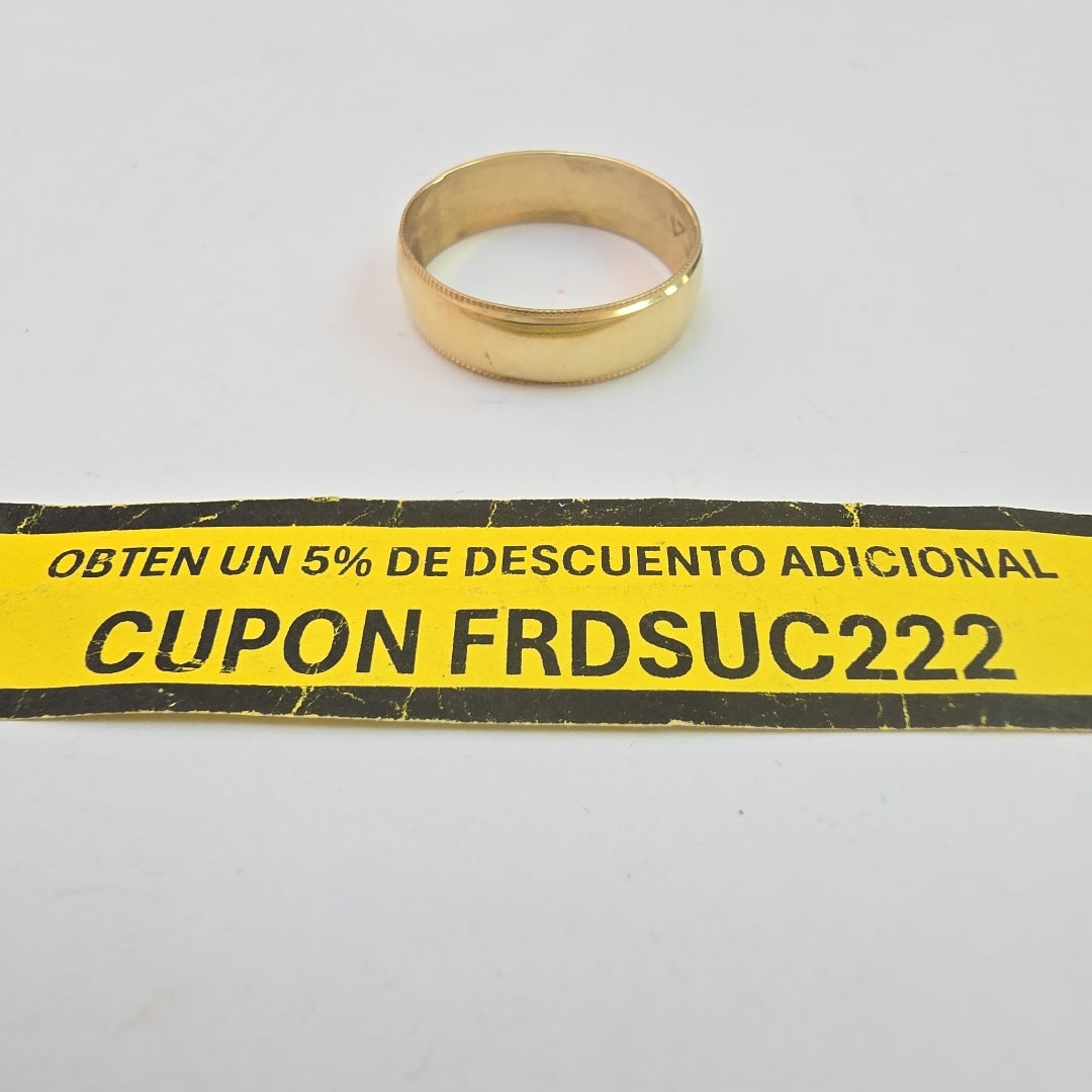 ARGOLLA ORO 10 K 2.2 GRMS (SEMINUEVO)