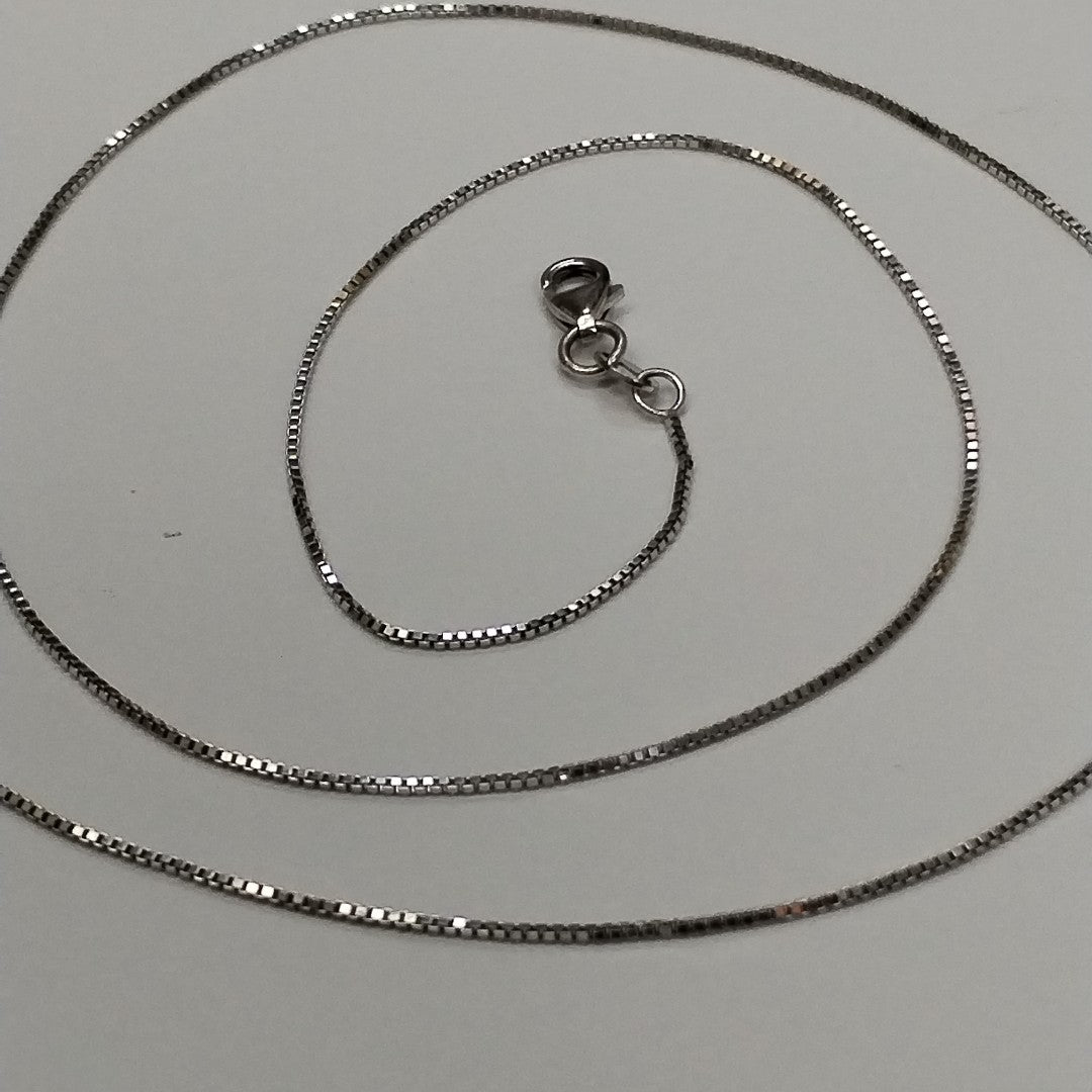 GARGANTILLA ORO BLANCO 14 K 2,00 GRMS (SEMINUEVO)