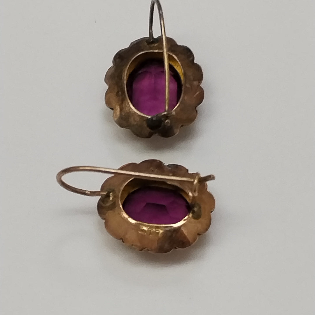 ARETES PAR ORO 8 K 2 GRMS (SEMINUEVO)