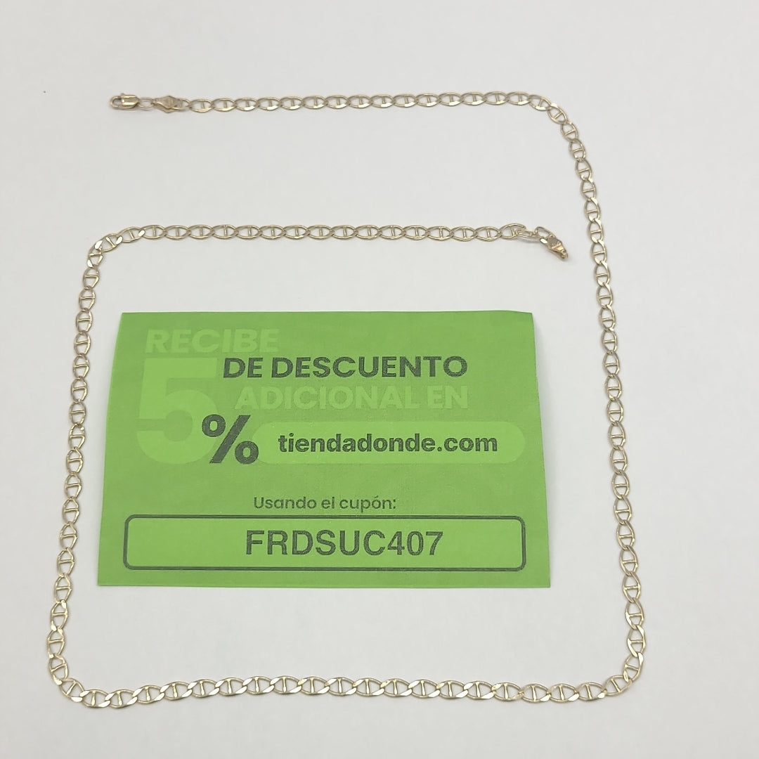CADENA ORO 14 K 7.9 GRMS (SEMINUEVO)
