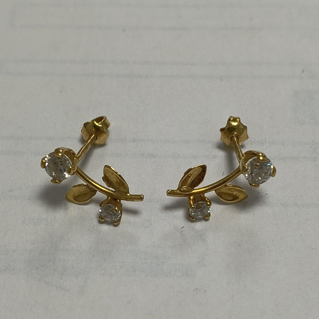BROQUELES PAR ORO 14 K 1,00 GRMS (SEMINUEVO)