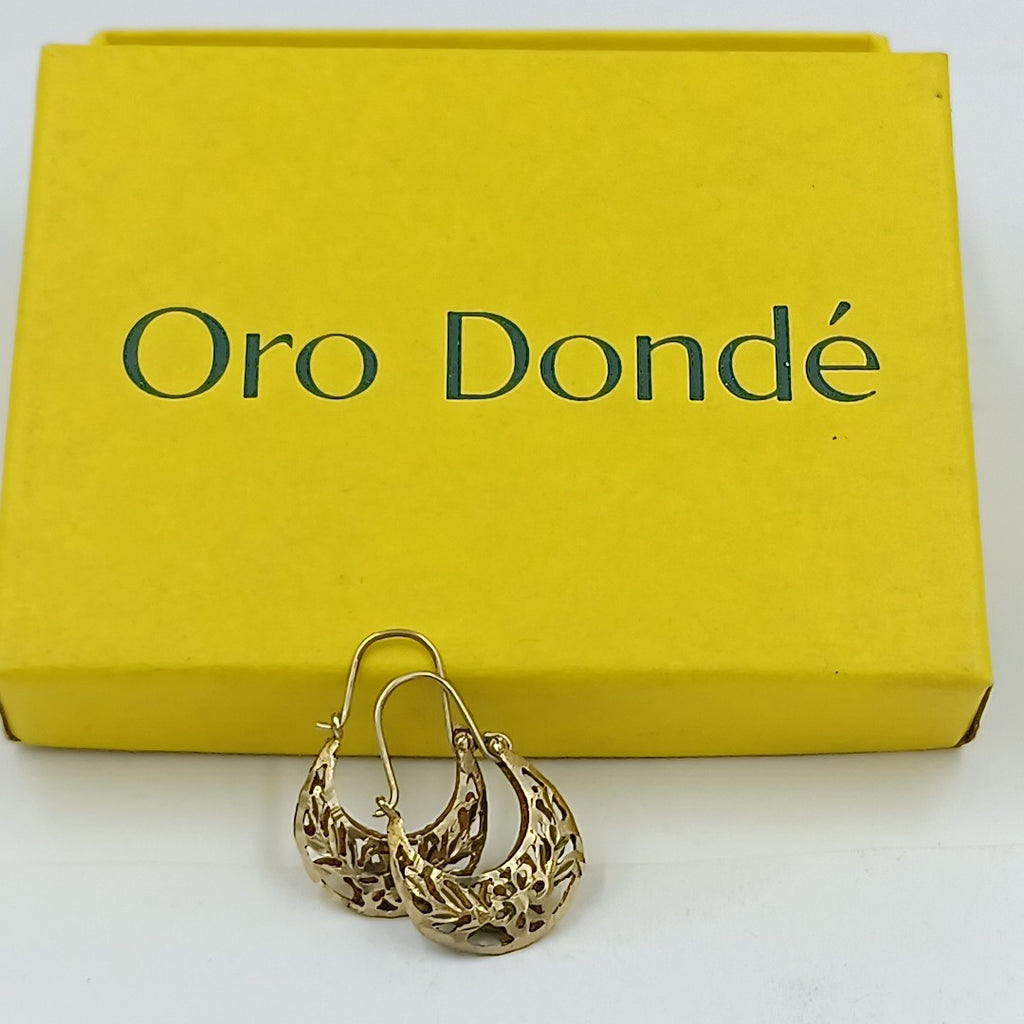 ARETES PAR ORO 8 K 1.9 GRMS (SEMINUEVO)