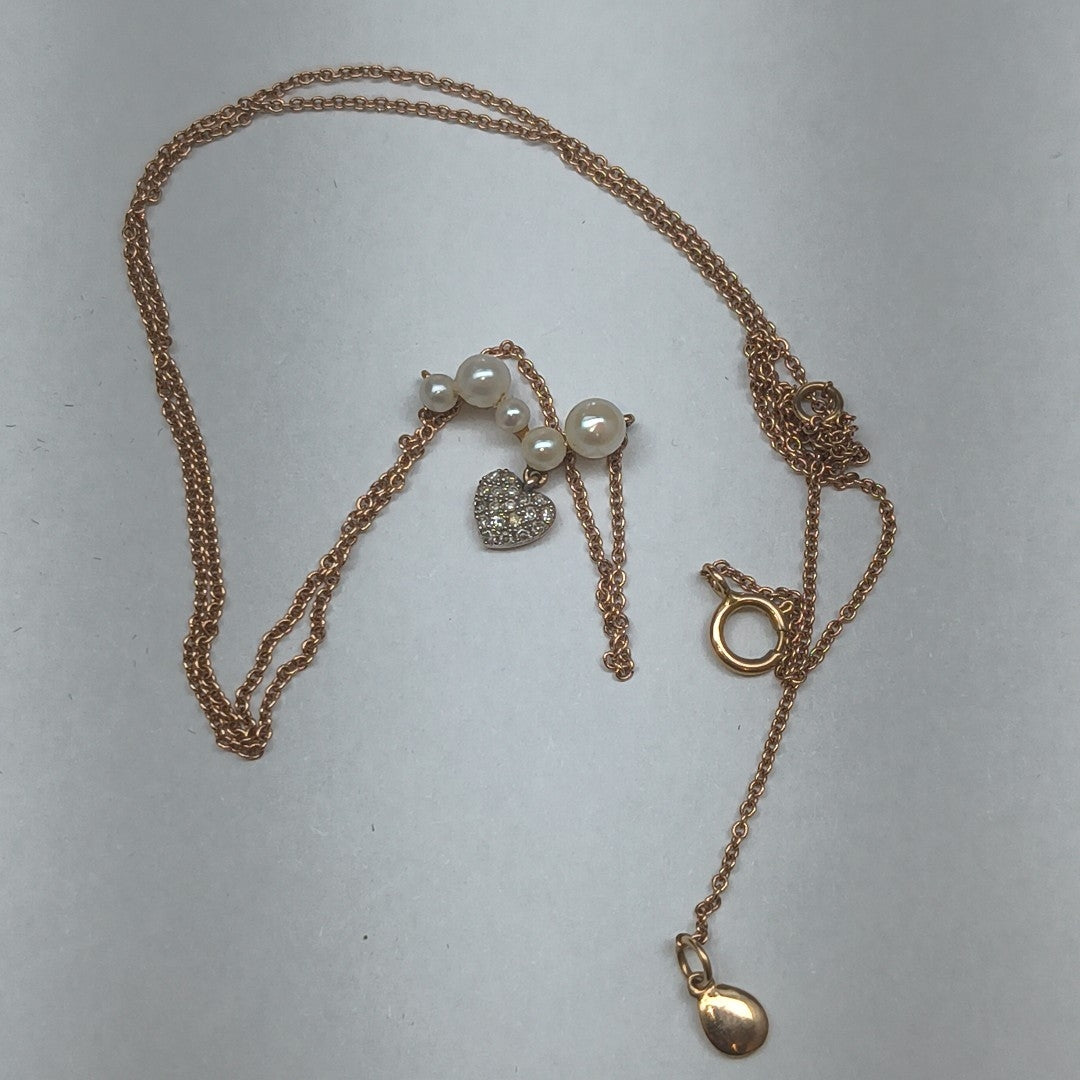 COLLAR ORO COMBINADO 14 K 1.8 GRMS (SEMINUEVO)