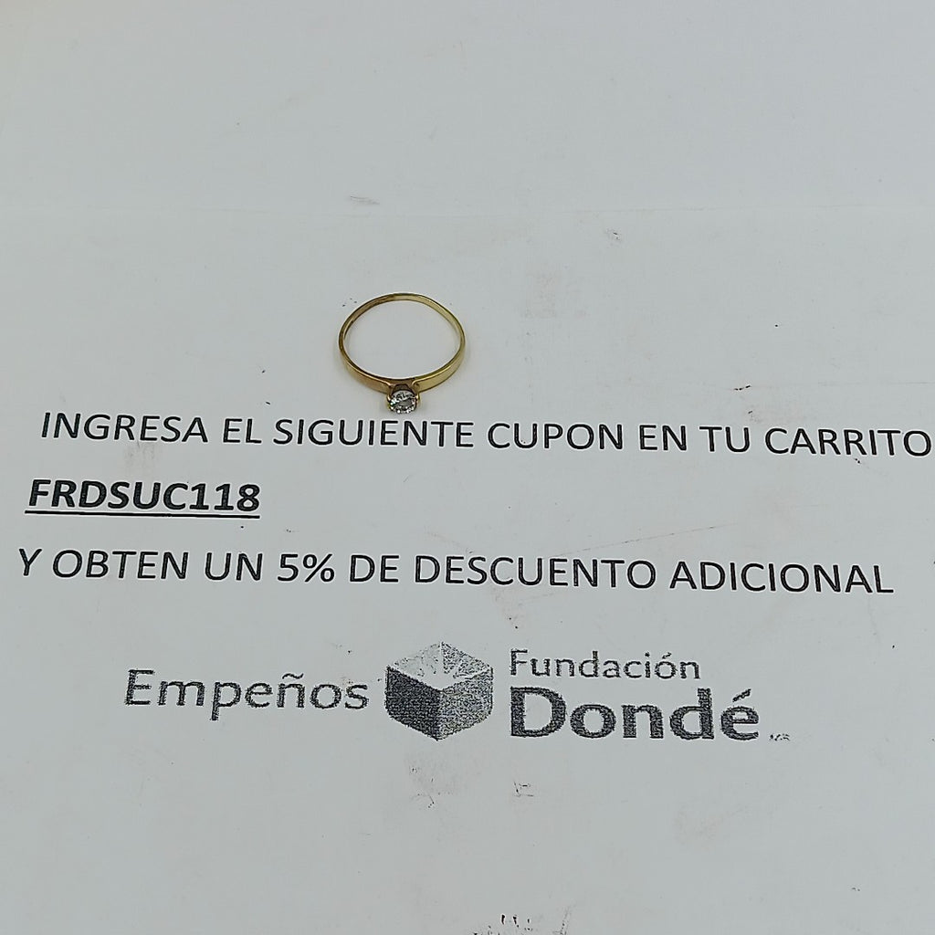ANILLITO ORO 10 K 1.1 GRMS (SEMINUEVO)