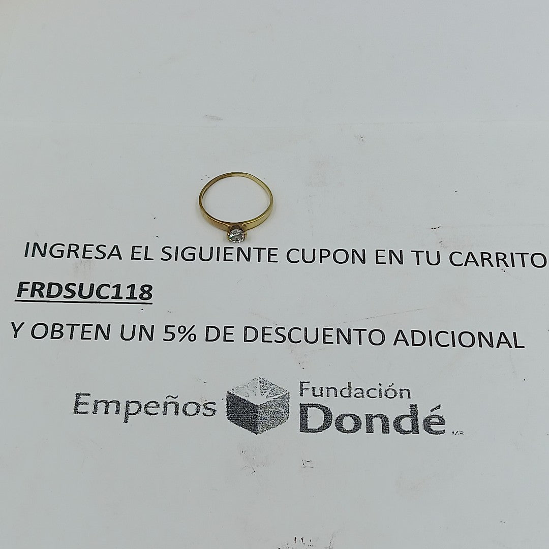 ANILLITO ORO 10 K 1.1 GRMS (SEMINUEVO)