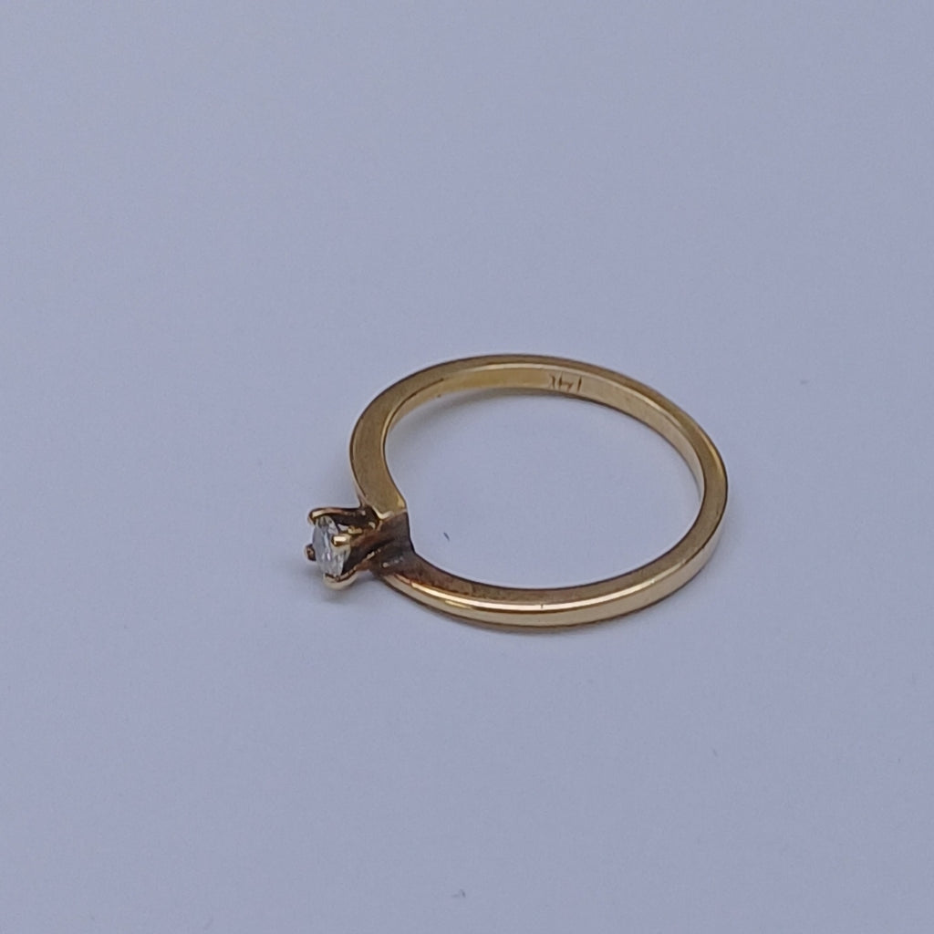 ANILLITO ORO 14 K 1.9 GRMS (SEMINUEVO)