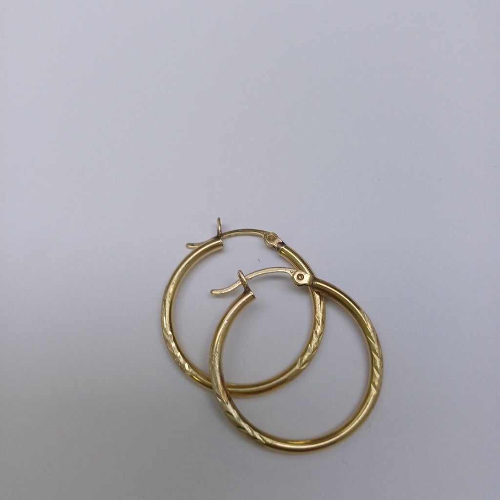 ARRACADAS PAR ORO 14 K 1.6 GRMS (SEMINUEVO)