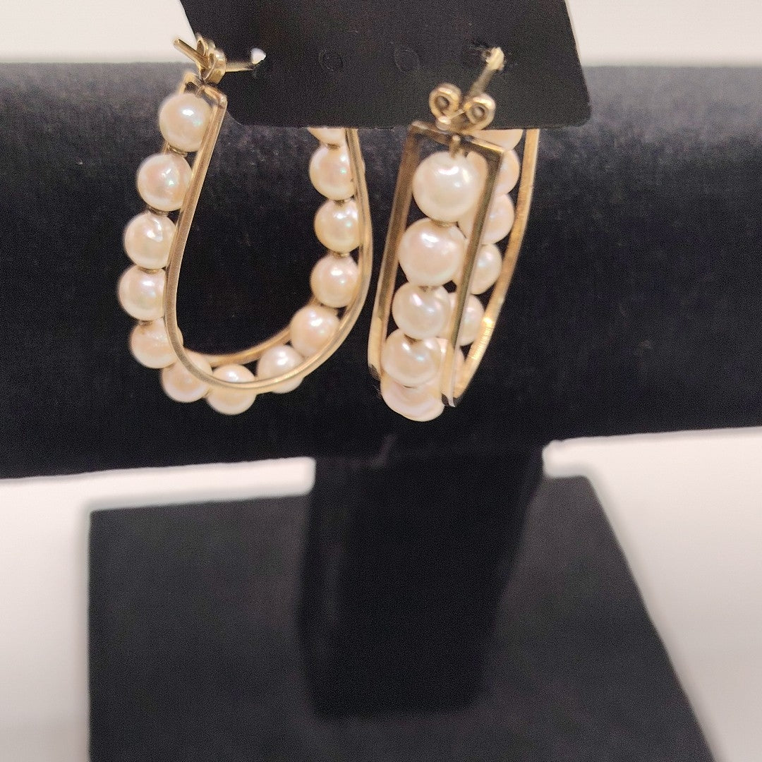 ARETES PAR ORO 10 K 11.2 GRMS (SEMINUEVO)