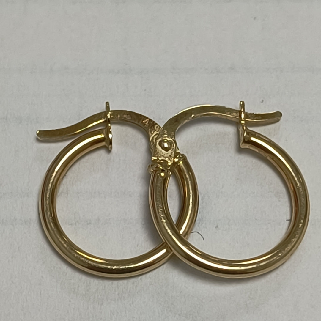 ARRACADAS PAR ORO 14 K 0,60 GRMS (SEMINUEVO)