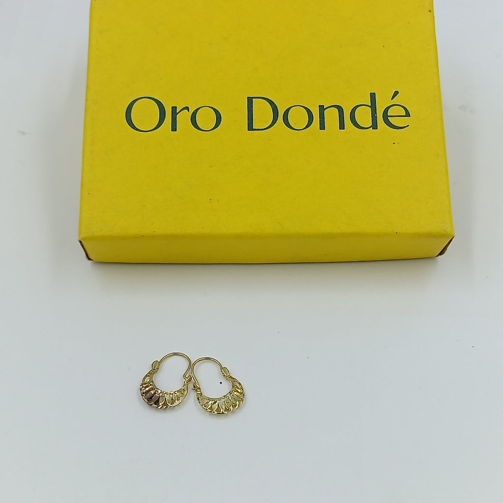 ARETES PAR ORO 10 K 0.6 GRMS (SEMINUEVO)