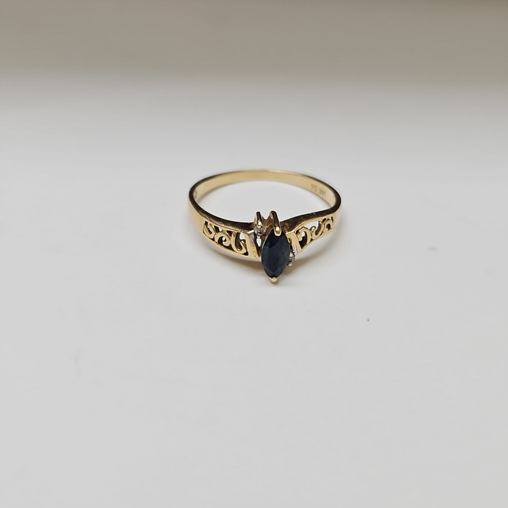 ANILLO ORO 14 K 1,50 GRMS (SEMINUEVO)