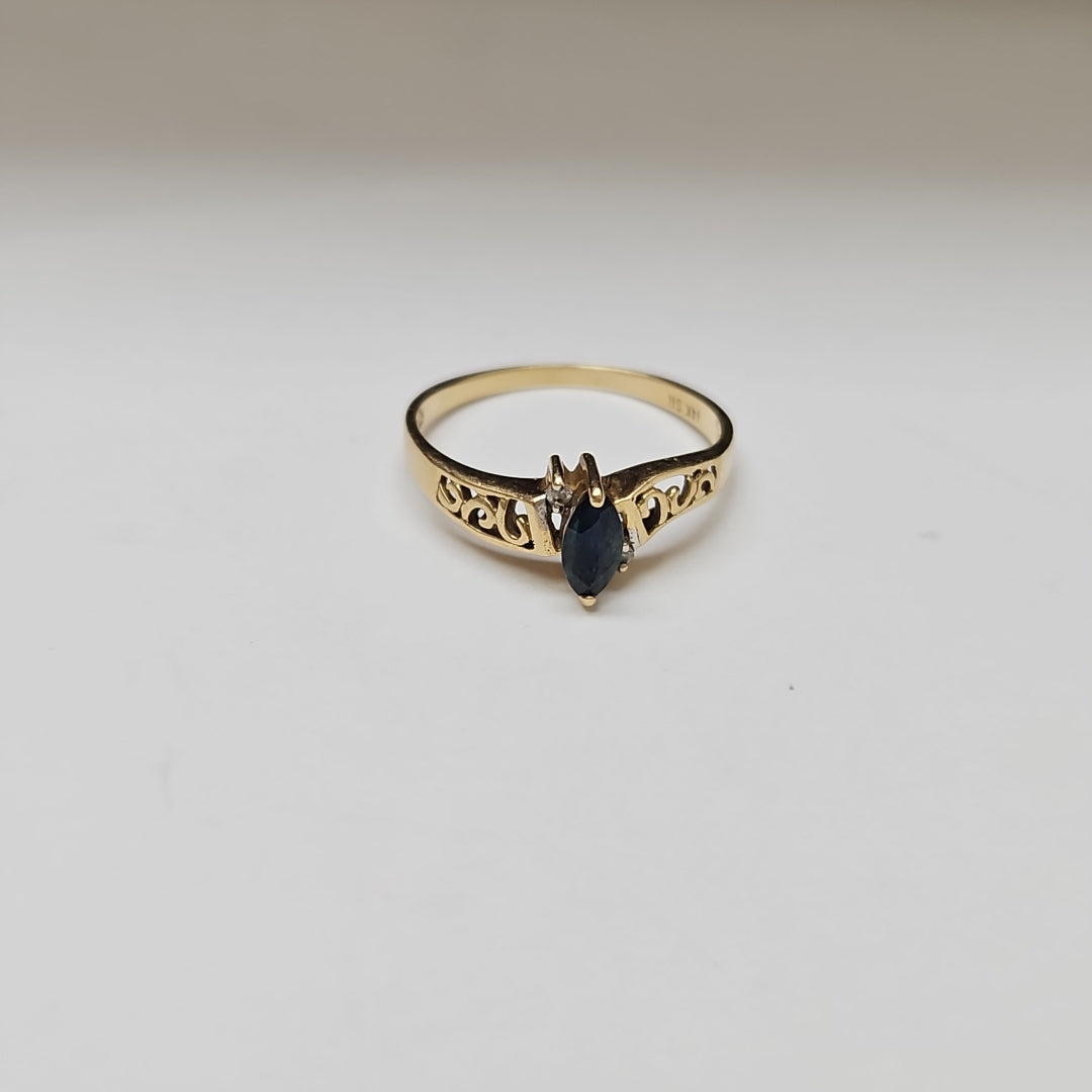 ANILLO ORO 14 K 1,50 GRMS (SEMINUEVO)