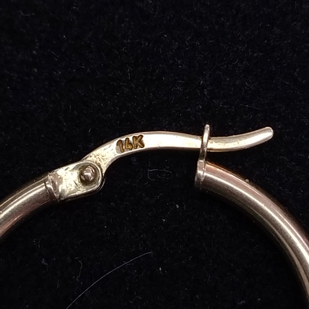 ARRACADAS PAR ORO 14 K 2,20 GRMS (SEMINUEVO)