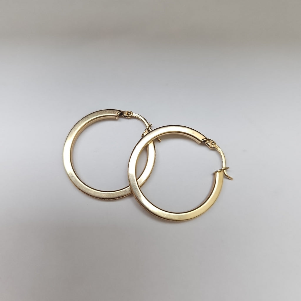 ARRACADAS PAR ORO 14 K 3.9 GRMS (SEMINUEVO)
