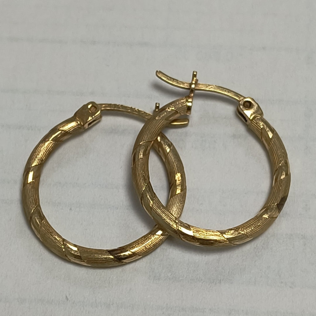 ARRACADAS PAR ORO 14 K 2 GRMS (SEMINUEVO)