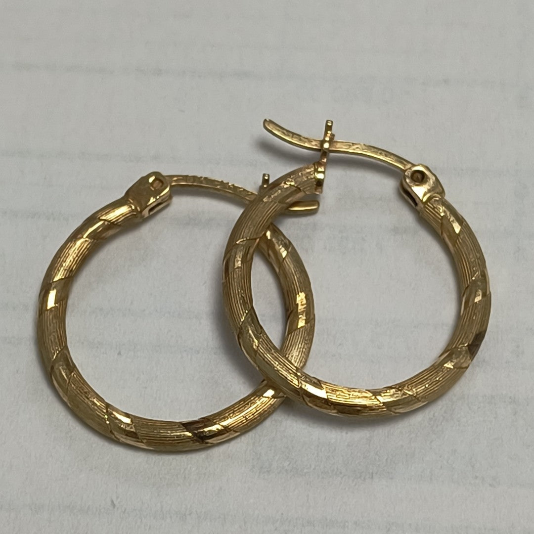 ARRACADAS PAR ORO 14 K 2 GRMS (SEMINUEVO)
