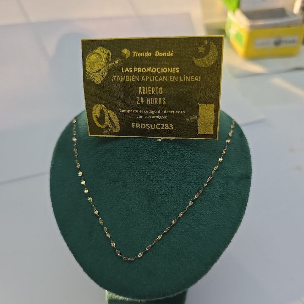 CADENA ORO 10 K 0.8 GRMS (SEMINUEVO)