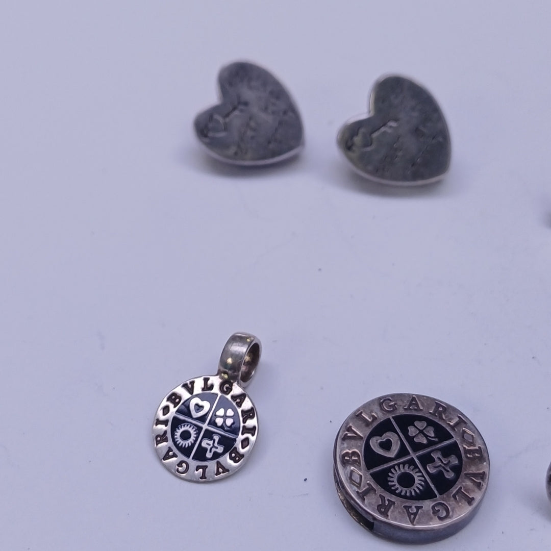 ARETES PAR, DIJE PLATA 16.1 GRMS (SEMINUEVO)