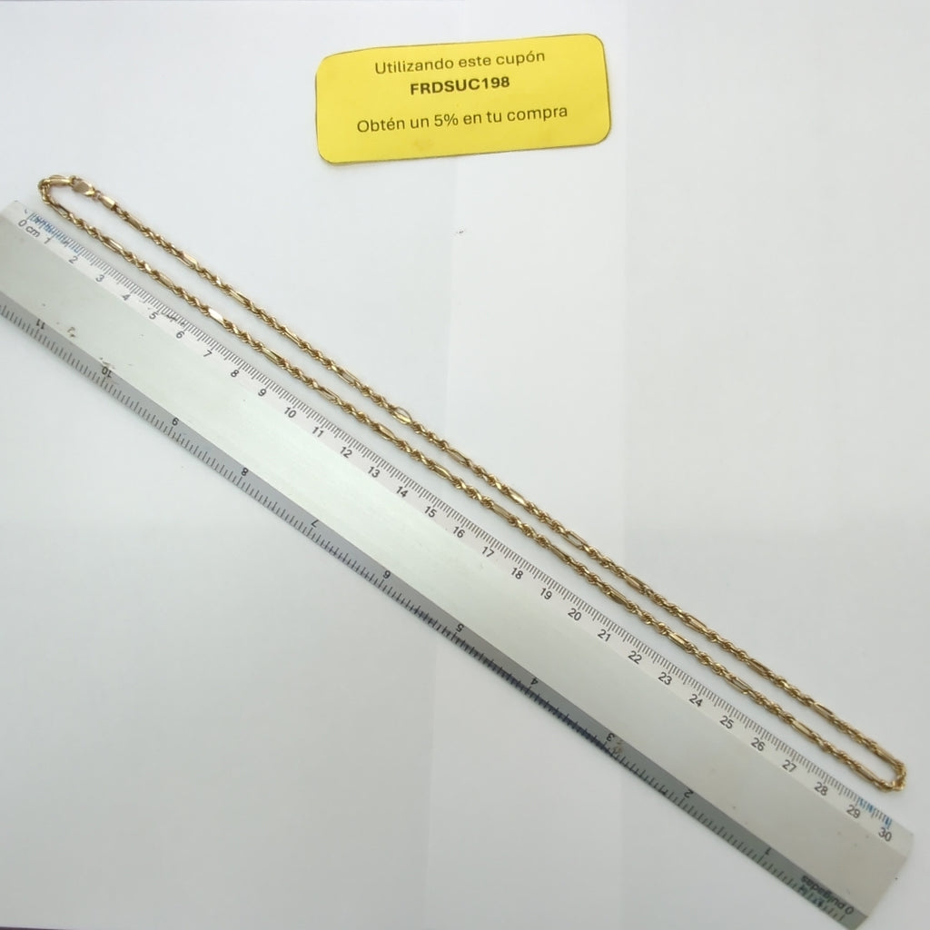 CADENA ORO 10 K 7.3 GRMS (SEMINUEVO)