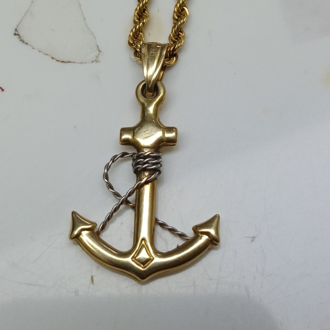CADENA,DIJE ORO 14 K 4,40 GRMS (SEMINUEVO)