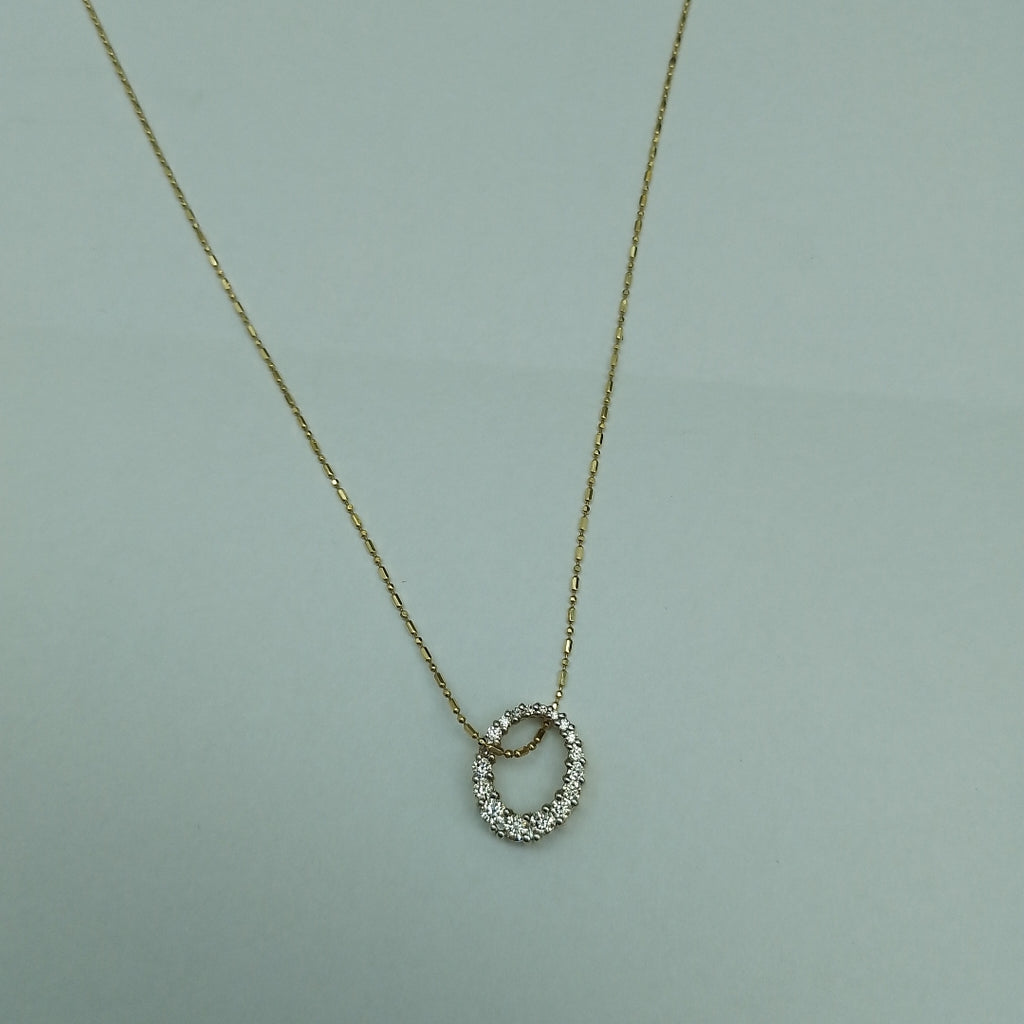 DIJE, GARGANTILLA ORO 14 K 3.8 GRMS (SEMINUEVO)