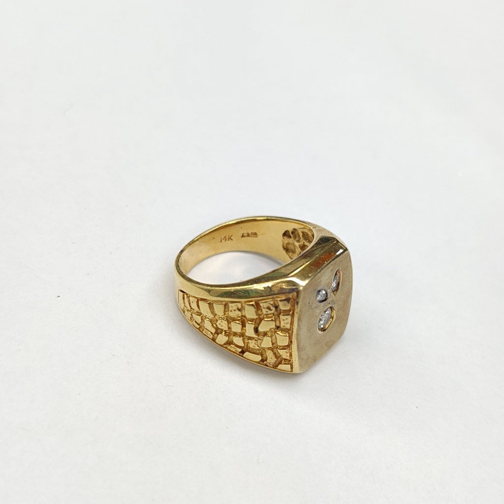 ANILLO ORO 14 K 16,20 GRMS (SEMINUEVO)