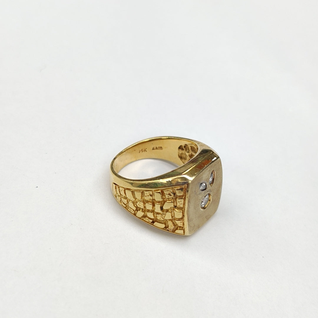 ANILLO ORO 14 K 16,20 GRMS (SEMINUEVO)