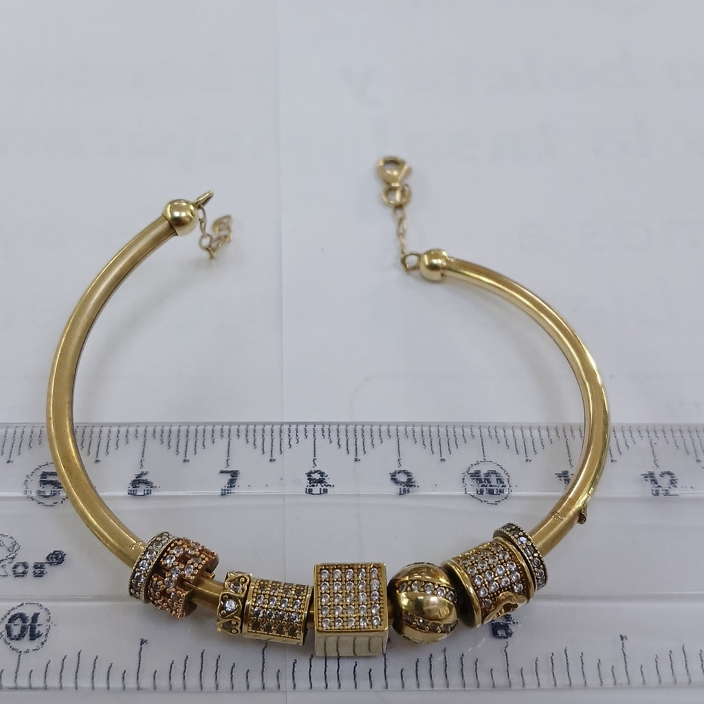 PULSERA RIGIDA ORO 10 K 12,00 GRMS (SEMINUEVO)