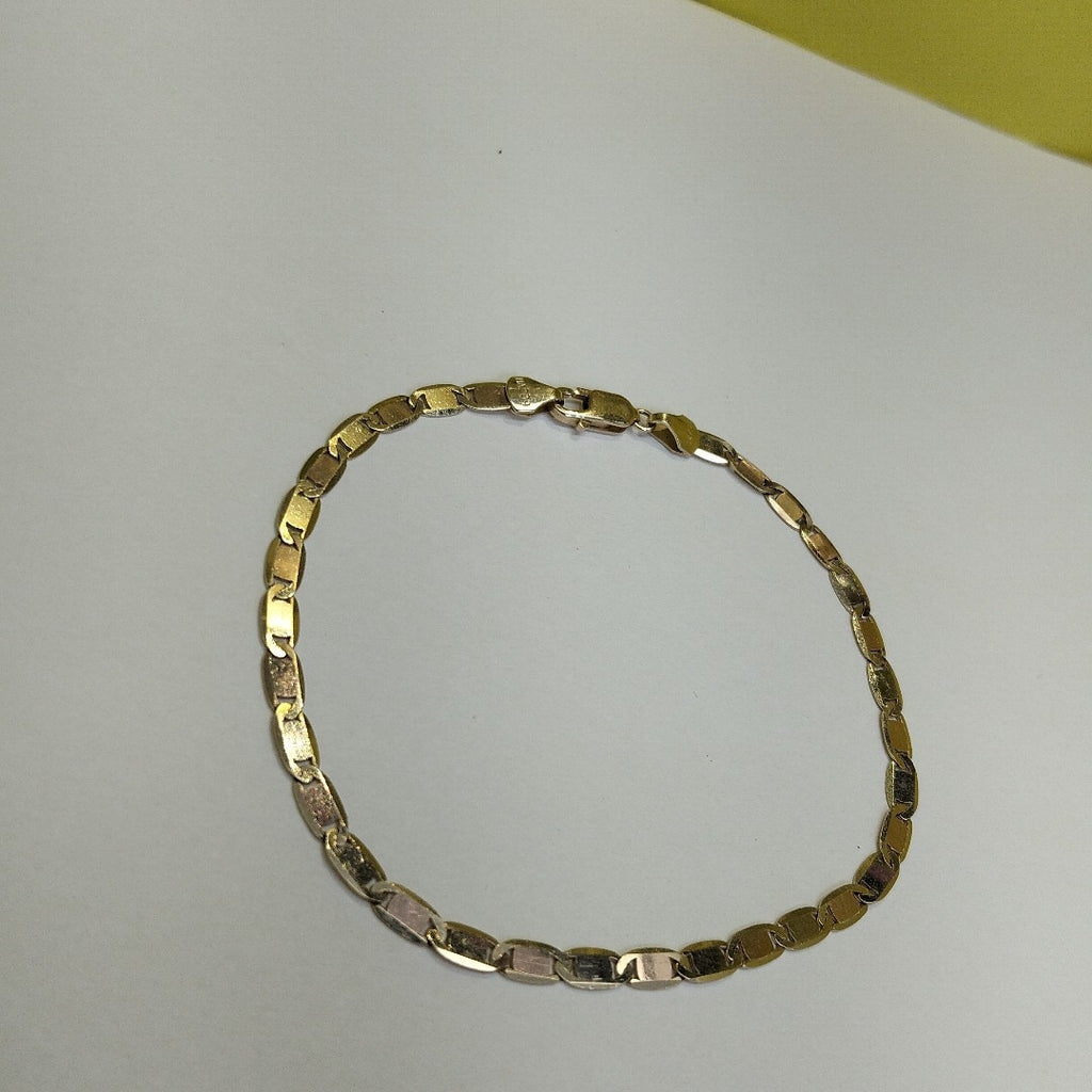 PULSERA ORO COMBINADO 14 K 4.4 GRMS (SEMINUEVO)