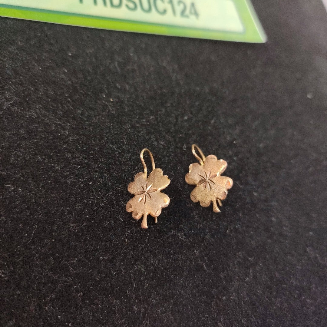 ARETES PAR ORO 8 K 1,00 GRMS (SEMINUEVO)