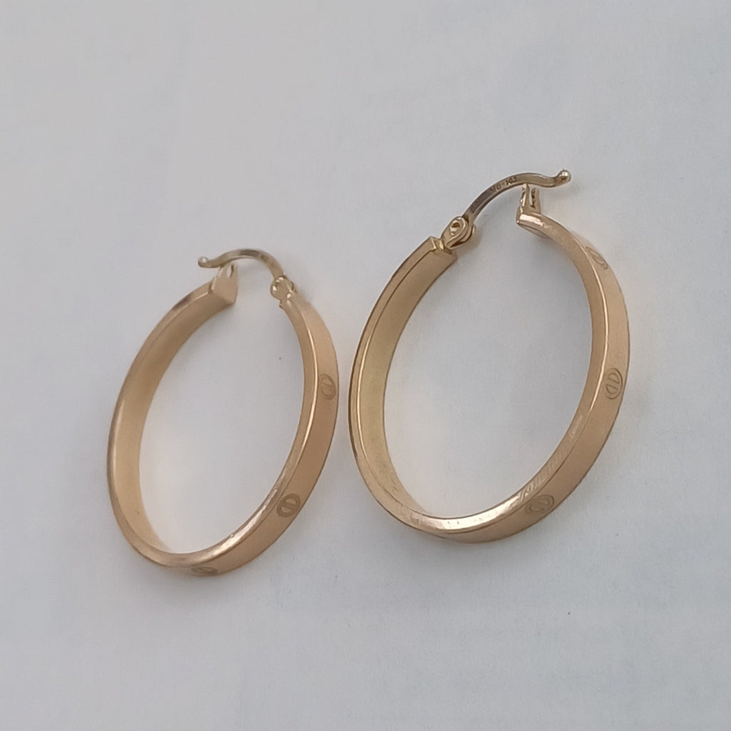 ARRACADAS PAR ORO 10 K 3 GRMS (SEMINUEVO)