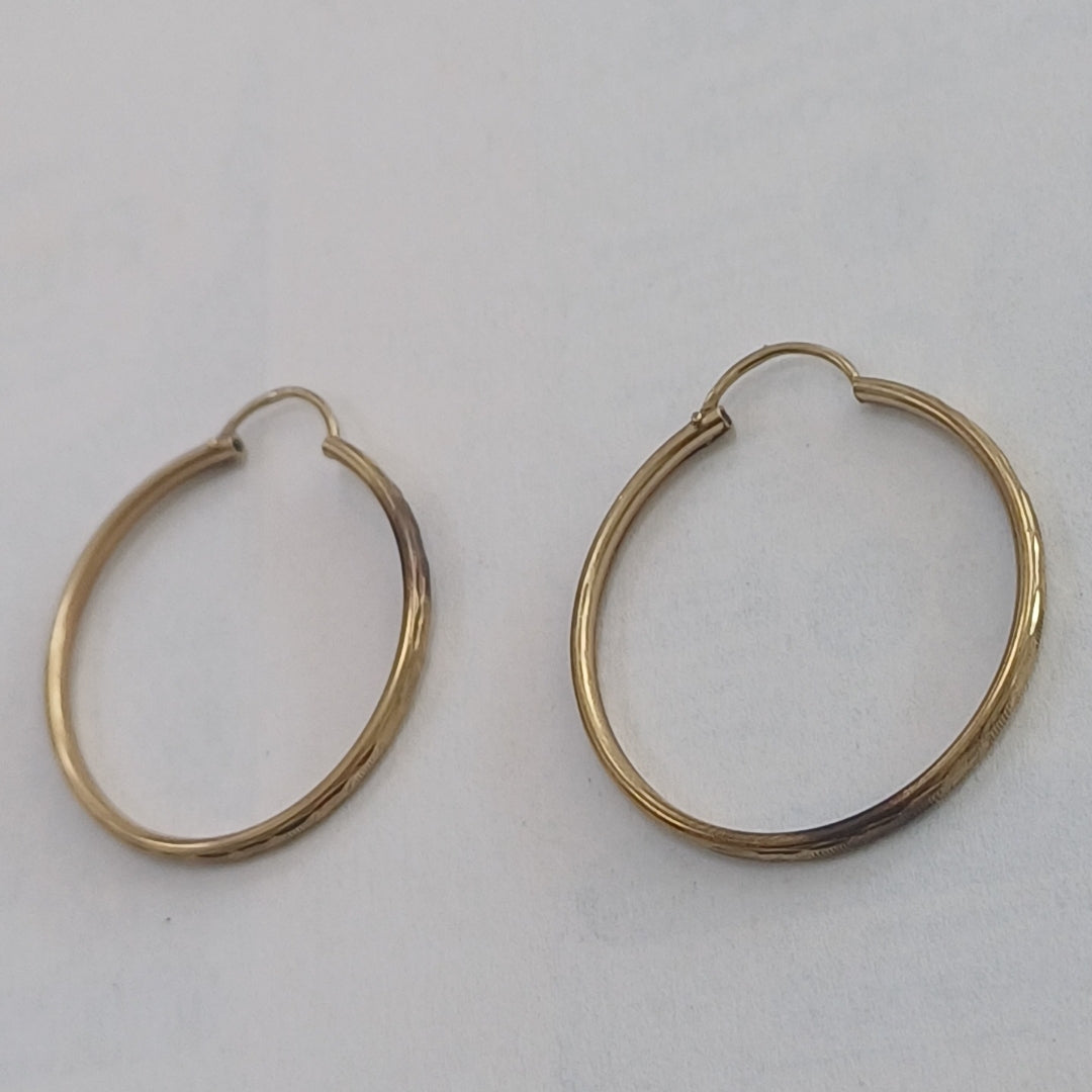 ARRACADAS PAR ORO 10 K 2.8 GRMS (SEMINUEVO)