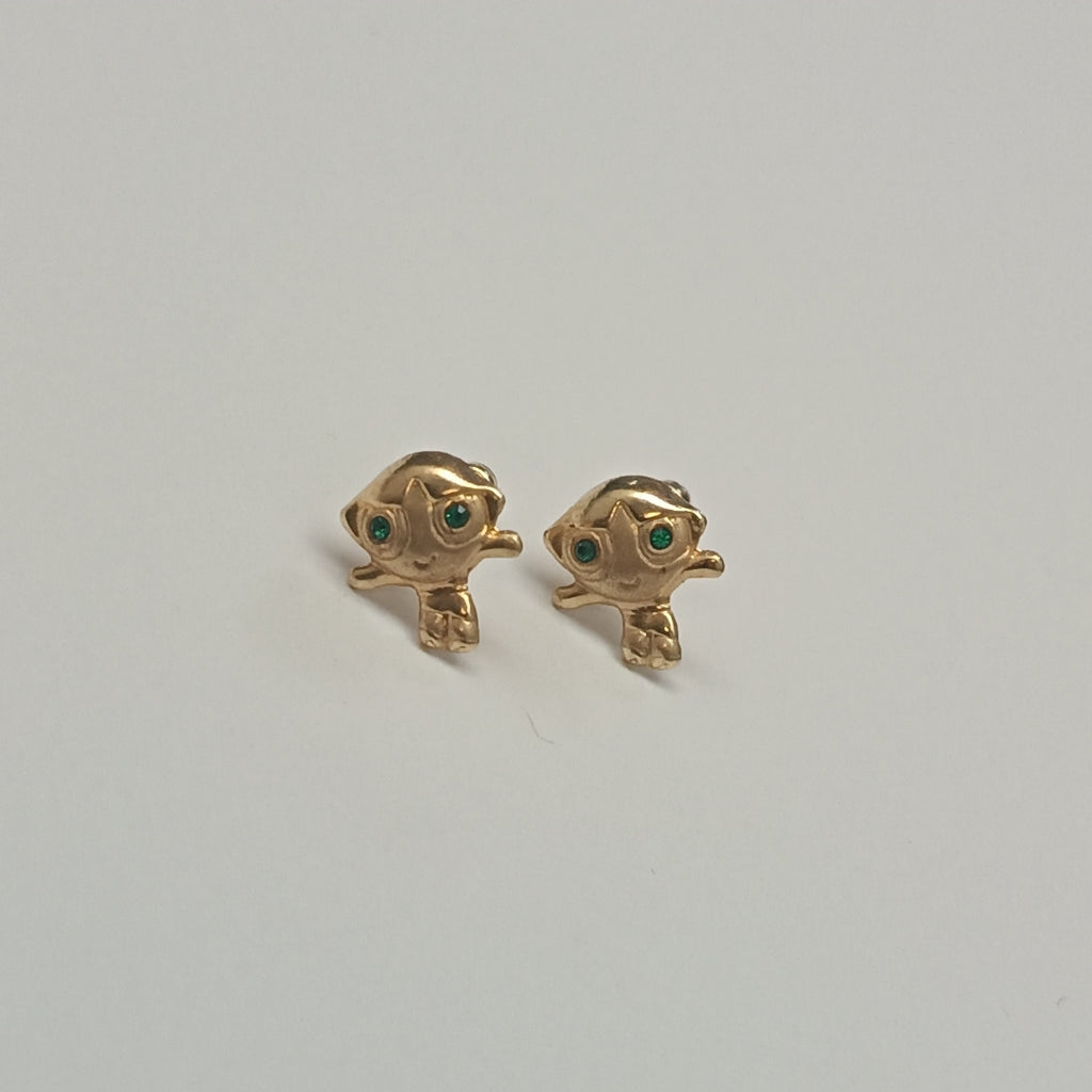 BROQUELES PAR ORO 14 K 0,50 GRMS (SEMINUEVO)