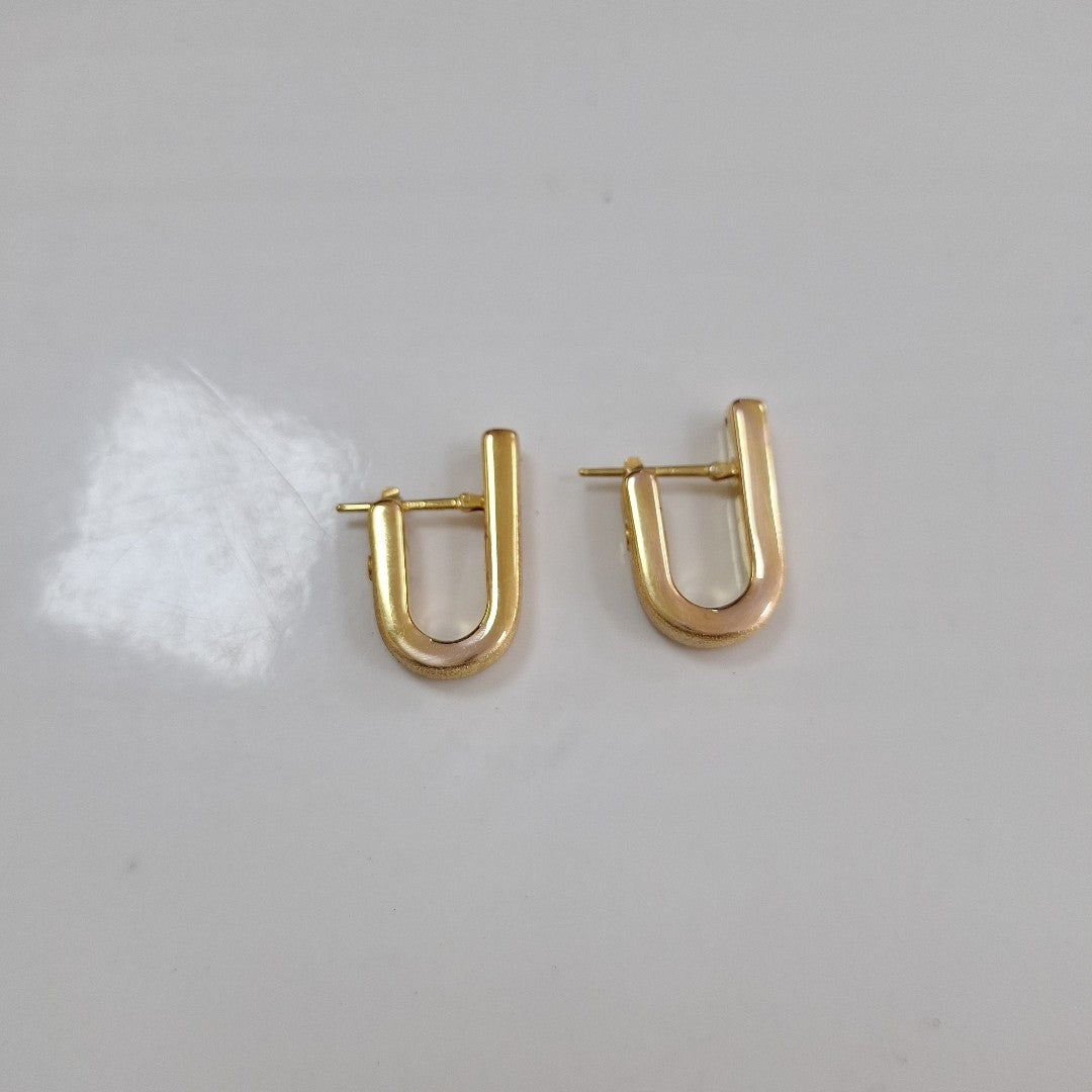 ARETES PAR ORO 14 K 3.6 GRMS (SEMINUEVO)
