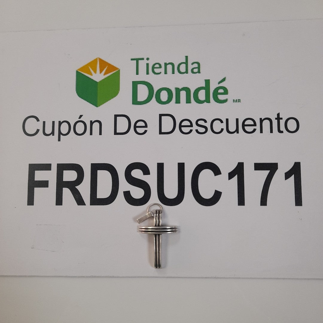CRUZ, DIJE PLATA 8.4 GRMS (SEMINUEVO)