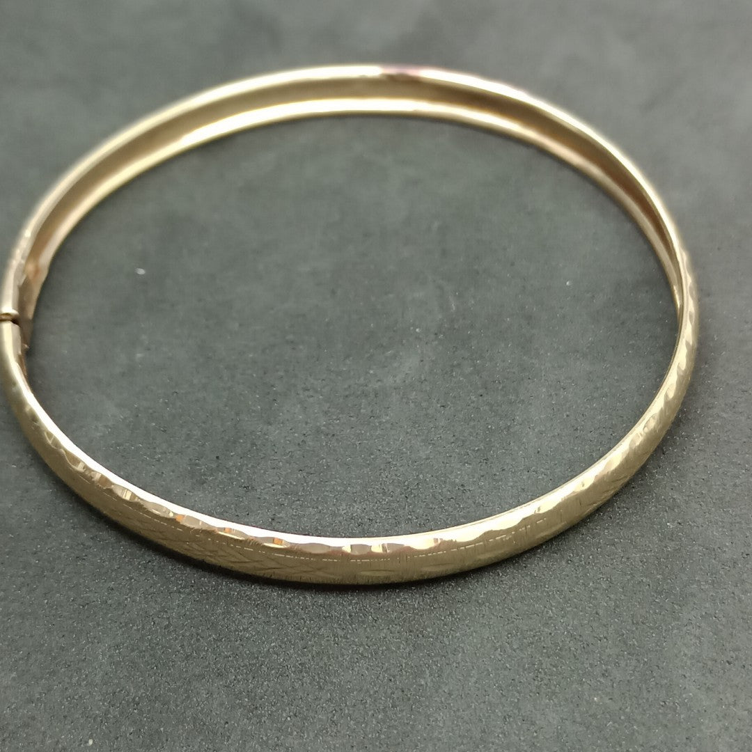 PULSERA RIGIDA ORO 10 K 6,00 GRMS (SEMINUEVO)