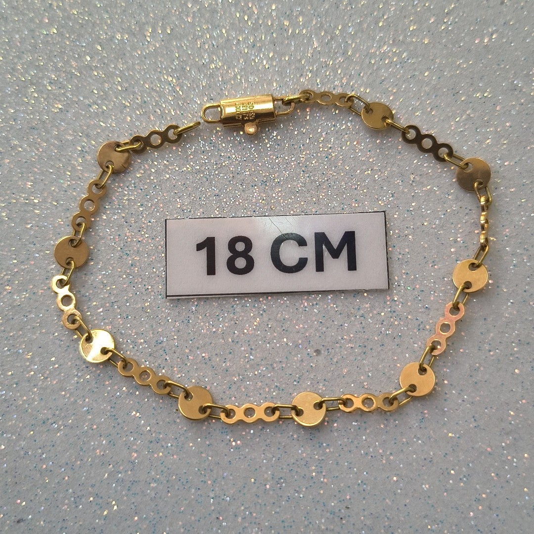 PULSERA ORO 18 K 3,80 GRMS (SEMINUEVO)