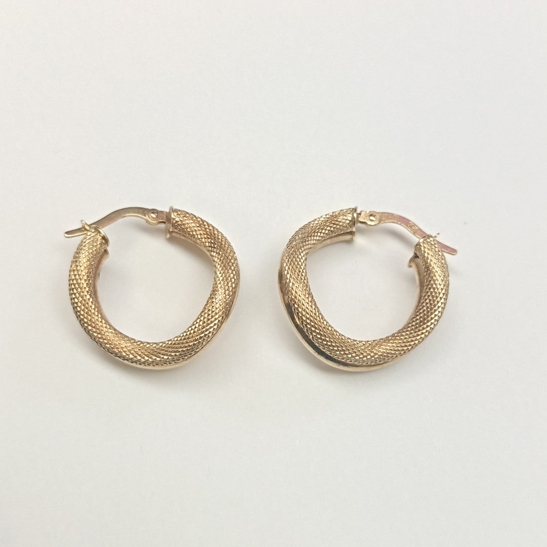 ARRACADAS PAR ORO 14 K 3,50 GRMS (SEMINUEVO)