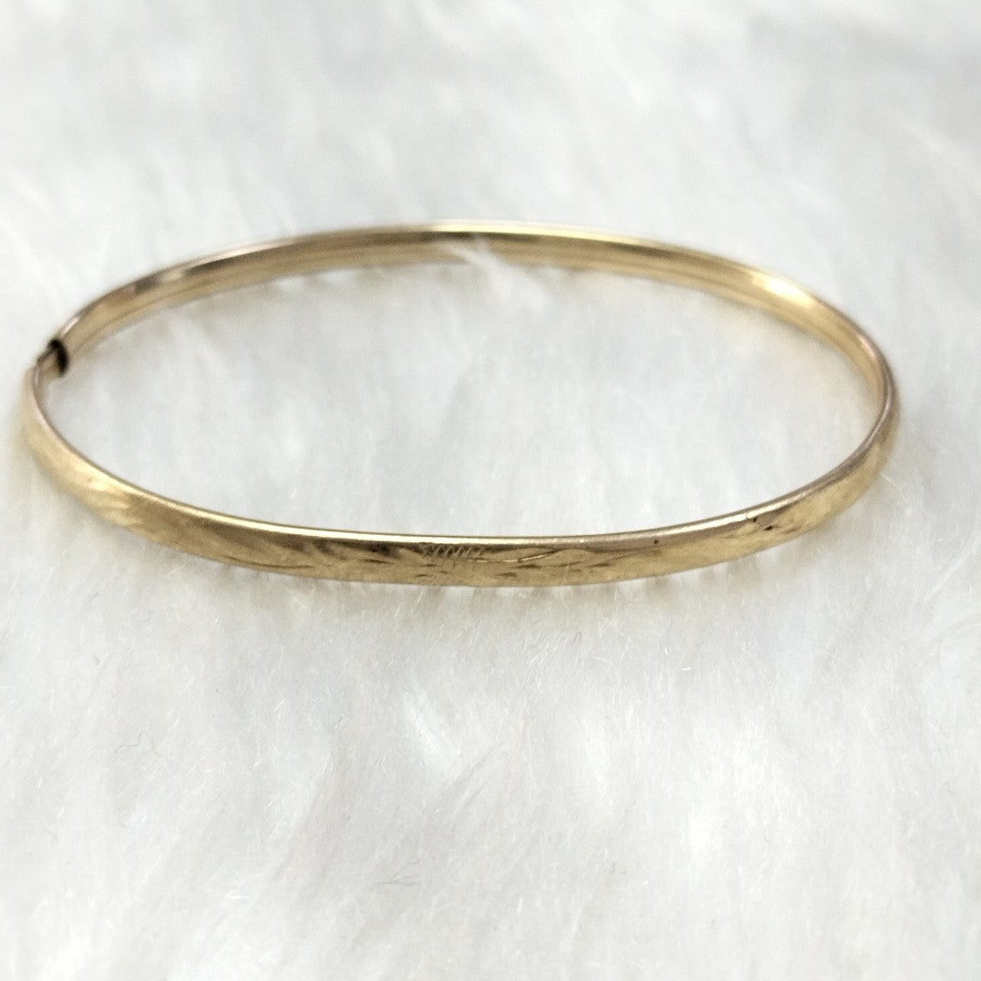 PULSERA RIGIDA ORO 10 K 3.3 GRMS (SEMINUEVO)