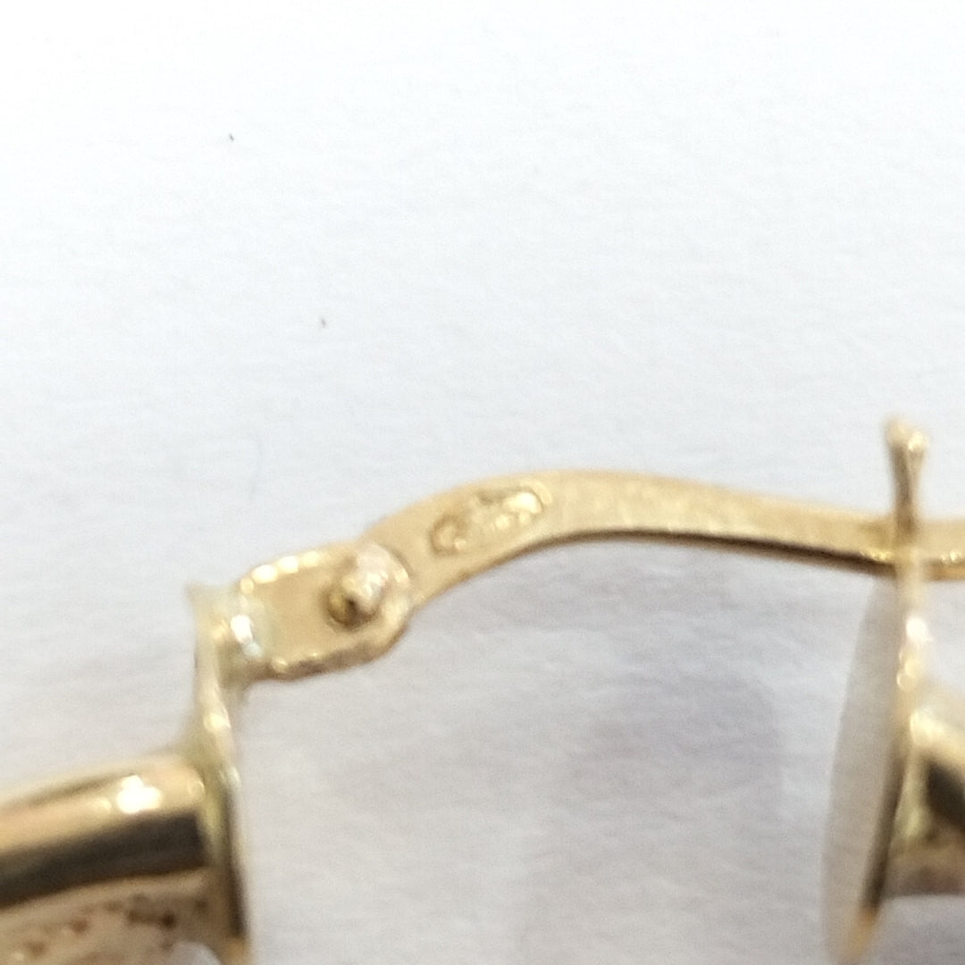 ARRACADAS PAR ORO 14 K 4,60 GRMS (SEMINUEVO)