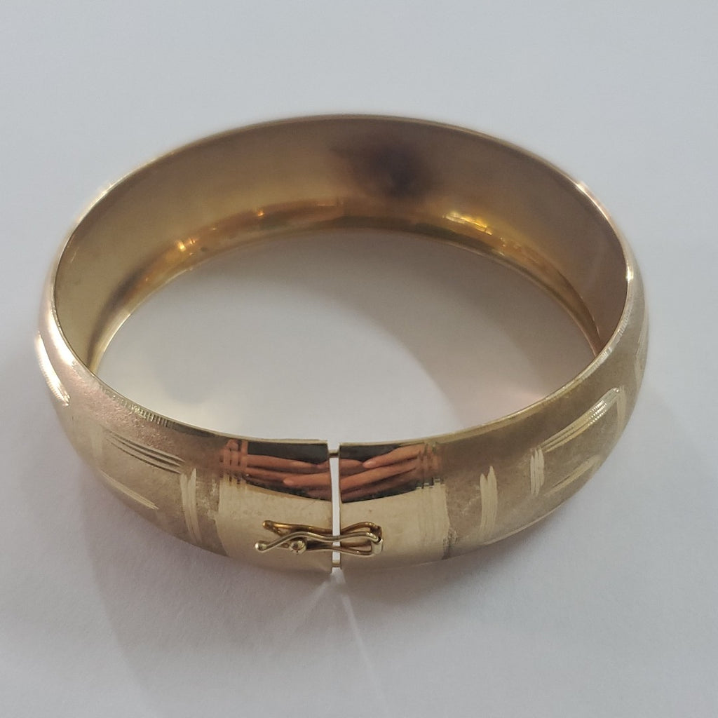 PULSERA RIGIDA ORO 10 K 9.4 GRMS (SEMINUEVO)