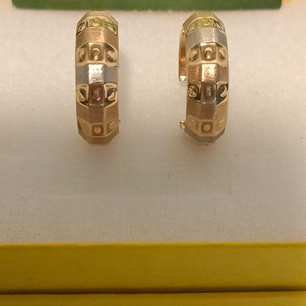 ARRACADAS PAR ORO 14 K 2.2 GRMS (SEMINUEVO)