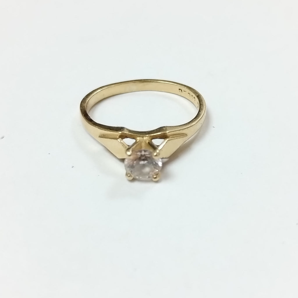 ANILLITO,SOLITARIO ORO 14 K 2,20 GRMS (SEMINUEVO)