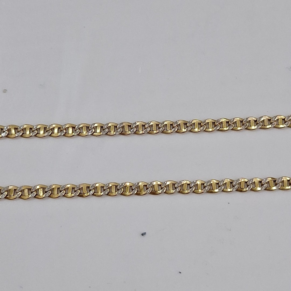 CADENA ORO, ORO BLANCO 14 K 5.1 GRMS (SEMINUEVO)