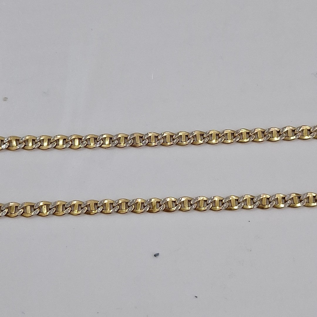 CADENA ORO, ORO BLANCO 14 K 5.1 GRMS (SEMINUEVO)
