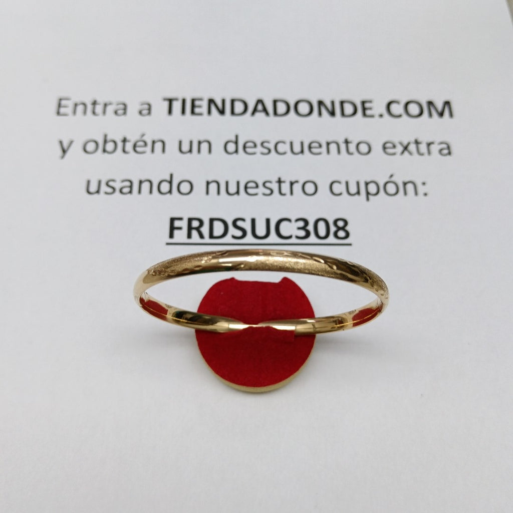 PULSERA RIGIDA ORO 14 K 4.8 GRMS (SEMINUEVO)