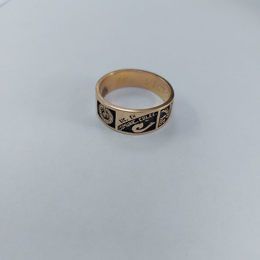 ANILLO DE GRADUACIÓN ORO 8 K 7,50 GRMS (SEMINUEVO)