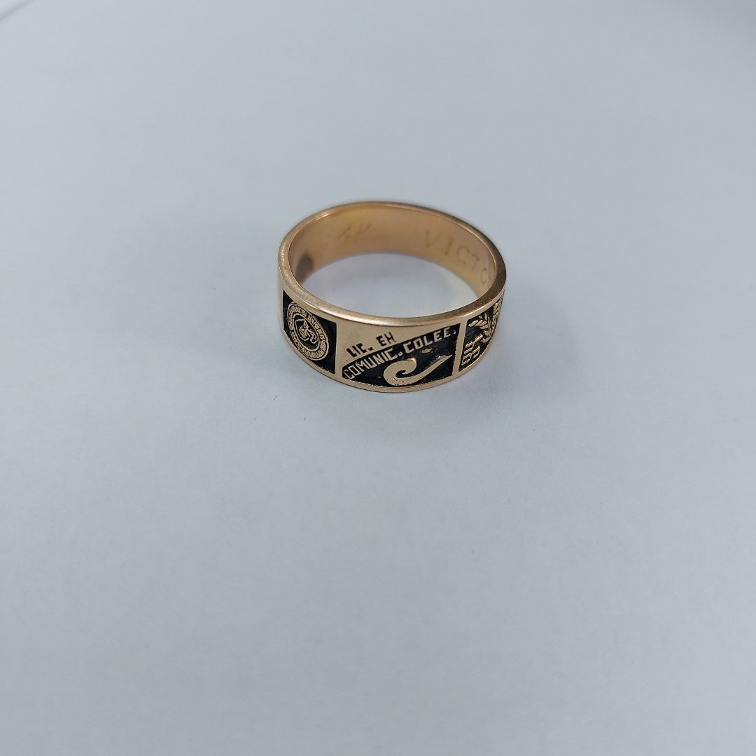 ANILLO DE GRADUACIÓN ORO 8 K 7,50 GRMS (SEMINUEVO)